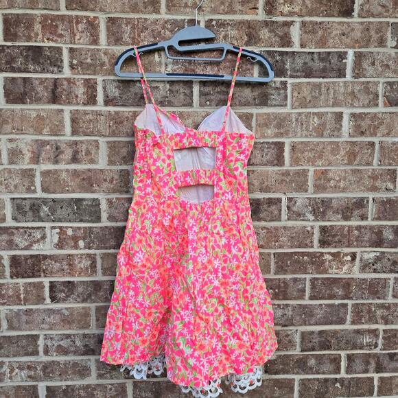 Lilly Pulitzer McCauley Dress Fiesta Pink Size 8 - Picture 3 of 5